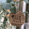 #einstückpfalz-Schlüsselanhänger aus Fassholz - made by @fassgeil